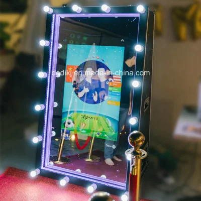  65&prime;&prime; Magic Mirror Touchscreen Selfie Photobooth