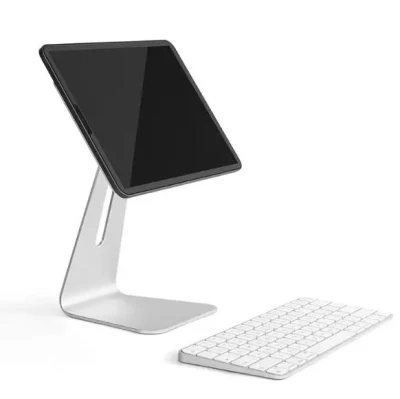  Soporte para tableta giratorio magnético aluminio giratorio ajustable 360 grados magnético Soporte para tableta