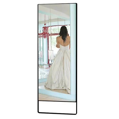  Mayorista de espejo portátil barato Pice Photo Booth de la máquina con la solución de paquete completo de la pantalla táctil LCD de quiosco de publicidad