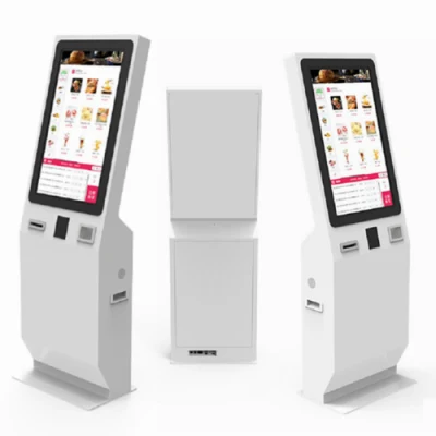  Cola Cashless Self Service automatizada de pedidos en línea interactivo Terminal móvil de pantalla táctil Quiosco de pago