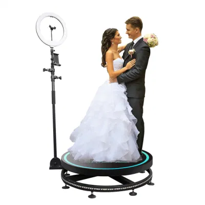  360 cabina de fotos portátil de fiesta de boda Video Cámara stand 100cm Cámara lenta