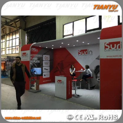  Feria de 3x3 estándar de feria el Stand de exposición y sistema de visualización de los servicios de construcción