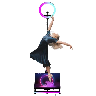  Personalizar la cámara de vídeo portátil automático gira 360 grados de Photo Booth