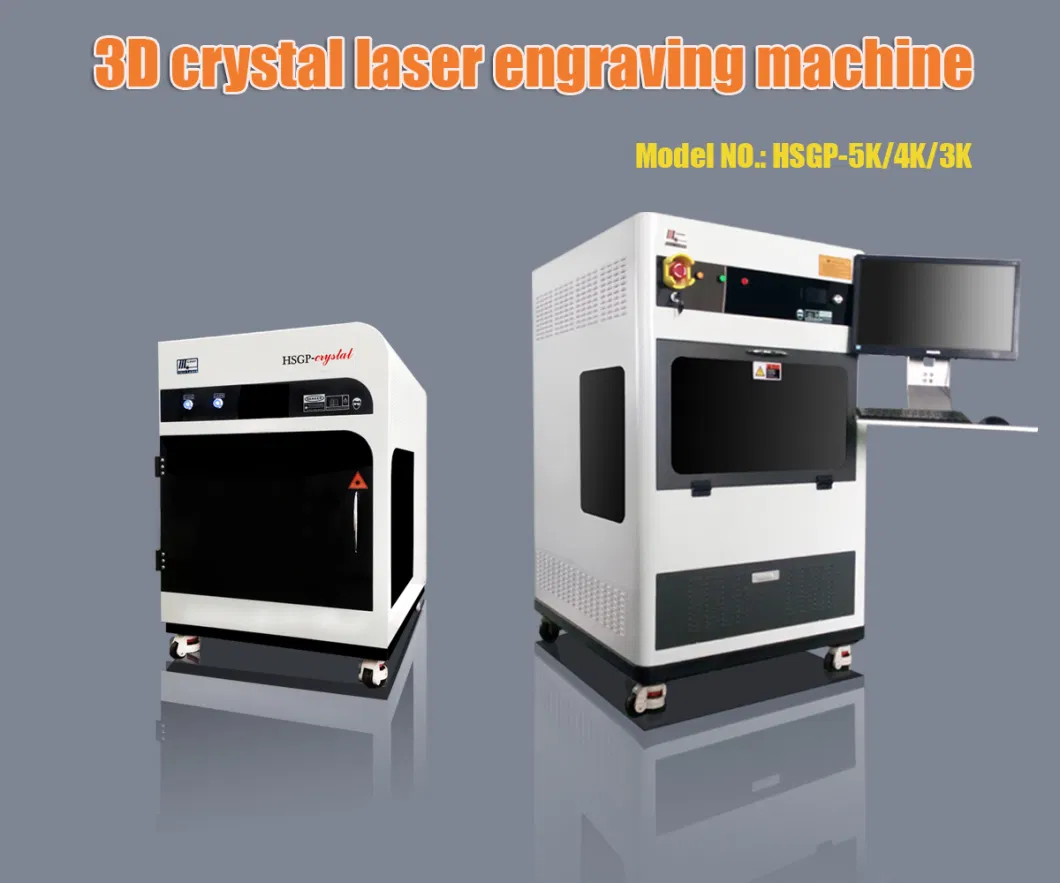 3D Photo Booth Crystal Engraving Laser Etching Machine for Glass