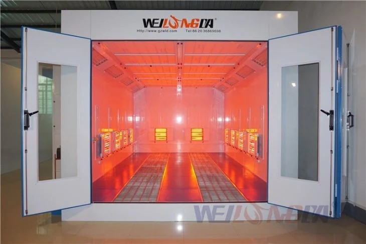 Wld6200b Infrared Lamp Spray Painting Booth for Sale Thailand