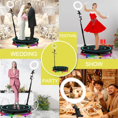 Nuova fotocamera portatile Selfie 360 gradi per stand fotografici aziendali Macchina 360 Photo Booth