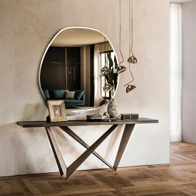  Specchio per WC a LED personalizzato Beauty Salon Luxury a parete Vendita a caldo