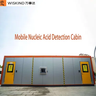  Contenitore pratico mobile per il rilevamento di acidi nucleici cabina/modulare/assemblaggio rapido/per test medici/ospedale