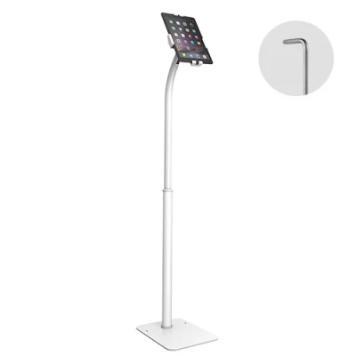  Chiosco tablet Anti-Theft con display Android regolabile e altezza di rotazione 360 universale Supporto da pavimento per iPad