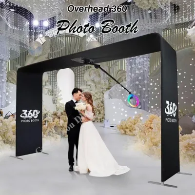 Foto in alto Video Photobooth Machine Selfie 360 Top Spinner Photo Booth