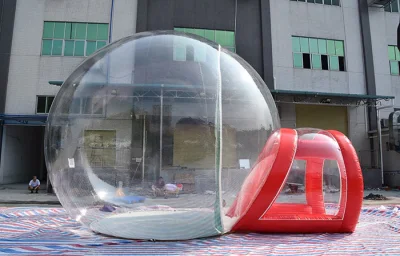 Boyi Commercial Globo della neve gonfiabile, Gommone della neve dello stivalvi della foto per la vendita