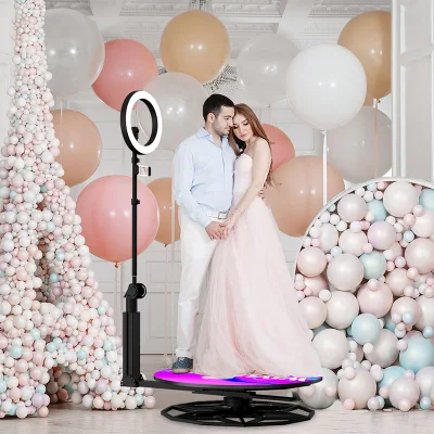  2022 Vendita calda base rotonda videocamera 360 Photo Booth