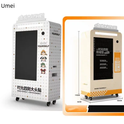 Shopping Mall Photo Booth Machine Kodak Camera Instagram Personalizza ATM Photo Booth Machine con stampante Kiosk