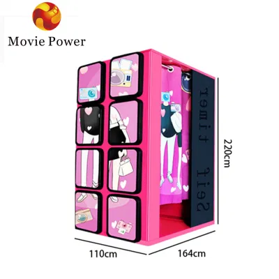 Distributore automatico a gettoni Stampa foto con Selfie Function Selfie Station Photo Booth per le vendite