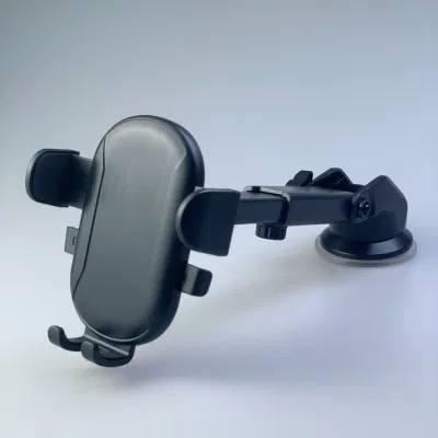  Accessori per telefoni cellulari all&prime;ingrosso rotazione a 360 gradi impugnatura telescopica Supporto con blocco a gravità regolabile per auto supporto telefonico supporto telefonico