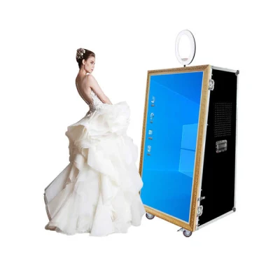 Cabina fotografica pieghevole con schermo a sfioramento da 55&prime;&prime; 65&prime;&prime; per matrimoni / parti