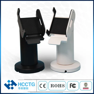 Credito POS portatile ad angolazione multipla rotante a 360 gradi bianco nero Supporto per PC Card regolabile per display POS (PS-S03)