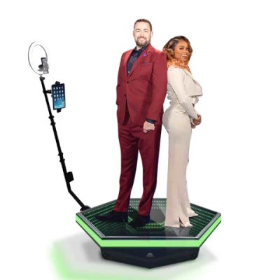 80, 100, 115cm nuovo Party Artifact Portable automatico PhotoBooth rotante Selfie 360 Photo Booth per matrimoni