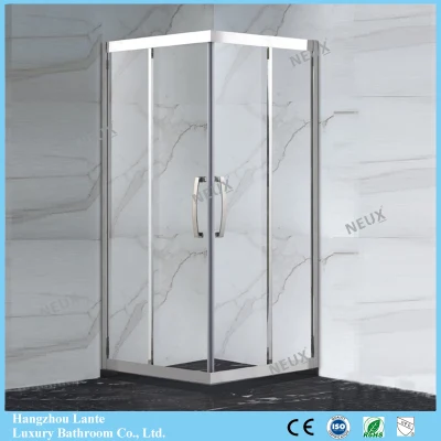 Cabina doccia in vetro rinforzato dal design piacevole, forma quadrata (LTS-8016)