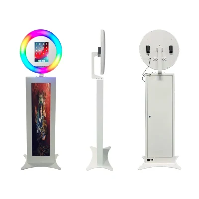  2023 Hot Sales Surface portatile anello Roamer LED iPad foto Cabina