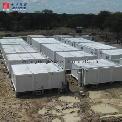 Kockdown Flat Pack Case Site cabine per alloggio in campo