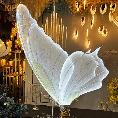  Evento Photo Booth Props Butterfly Lights Butterfly per il matrimonio di festa Decorazione