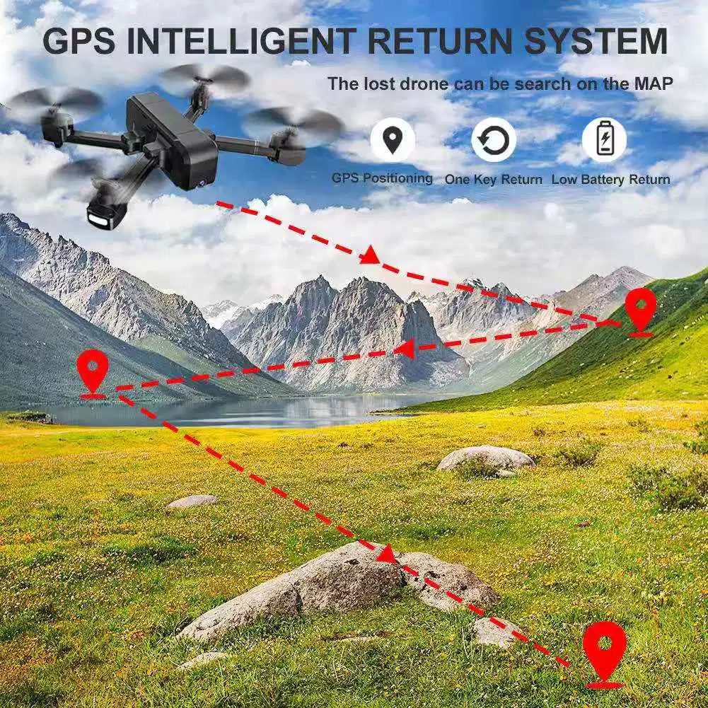 WiFi GPS 1080P HD Follow Me One Key Return professional Drone