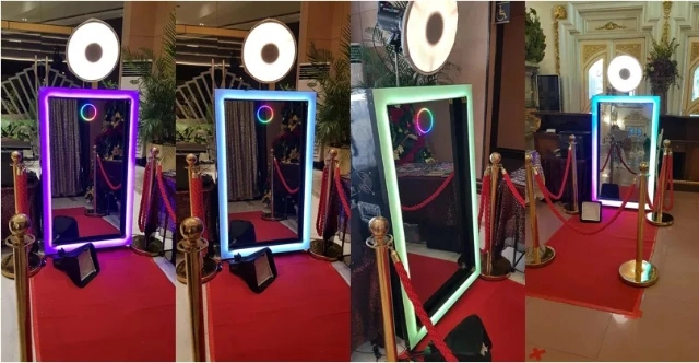 OEM 55&prime;&prime; Touchscreen Magic Mirror Photo Booth for Wedding Party