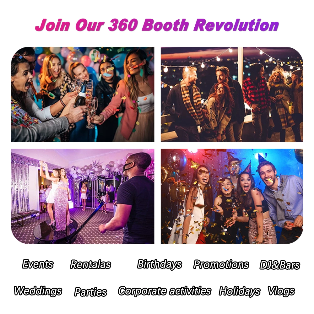 Customized Original Factory 360 Photo Booth Machine for Parties