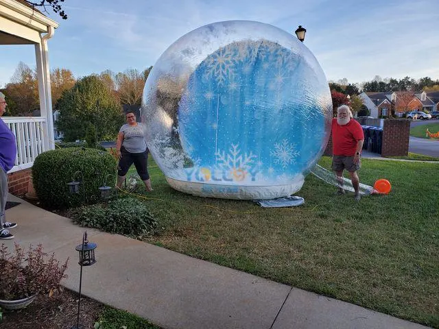 Christmas Inflatable Snow Globe Photo Booth