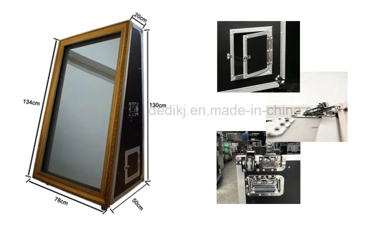 Dedi 55 Inch Digital Photo Booth Touch Screen Magic Mirror Monitor Purikura Photo Booth for Sale