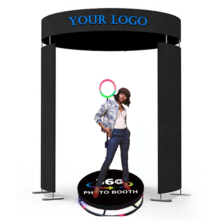 Selfie Kiosk Portable LED Ring Light Camera Selfie Photo Booth Kiosk for iPad Interactive Photo Kiosk