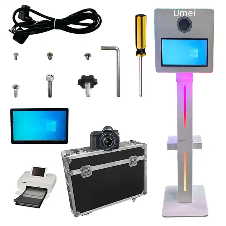 Factory Directly Sale Automatic Slow Spinning Live Backdrop Portable Camera 360 Degree Photo Booth Photobooth Machine
