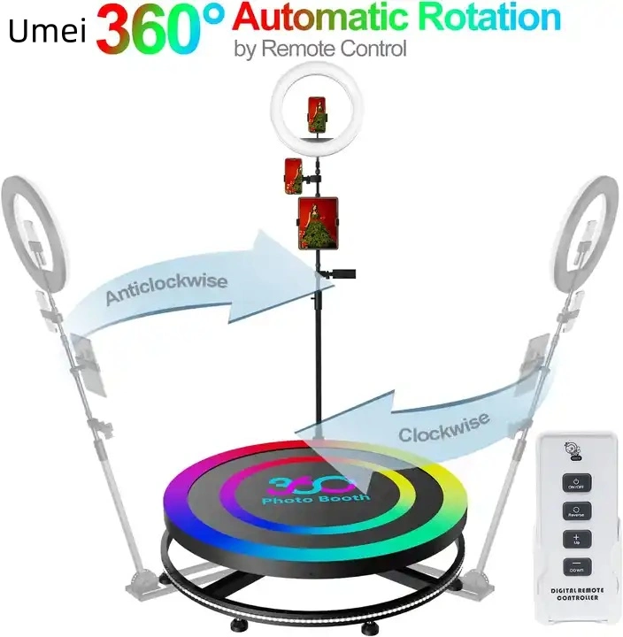 360 Photo Booth Automatic 360 Camera Photo Booth Slow Motion Spin 360 Photo Booth