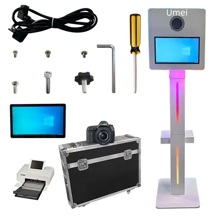 Surface PRO DSLR Photo Booth with Flash Portable Selfie Digital Wedding Photo Booth Machine