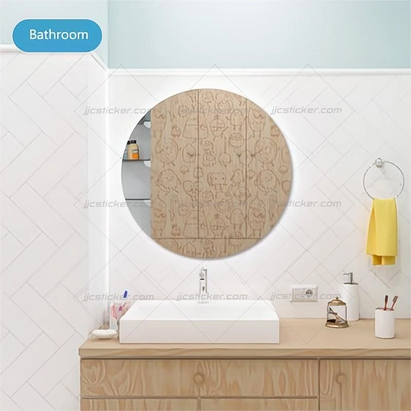 Selfie Flexible Soft Acrylic Children Mirror Decor Wall Sticker