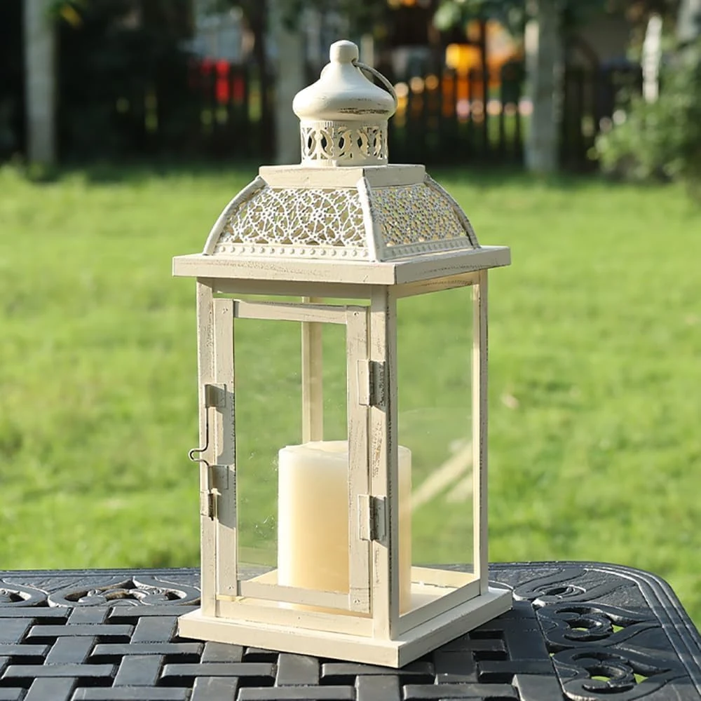 Farmhouse Home Decor Lantern Decorative Candle Lantern