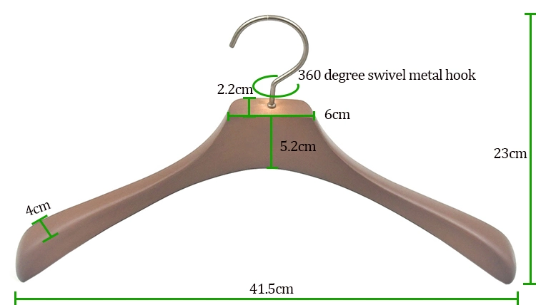 Personalized Branded Heavy Duty Display Shop Clothes Coat Hanger Stand for Shop