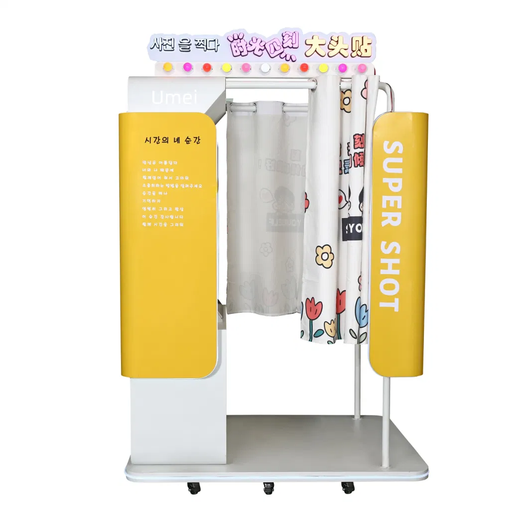 Automatic Rotating Spinner Vending Machine 360 Degree Photo Booth