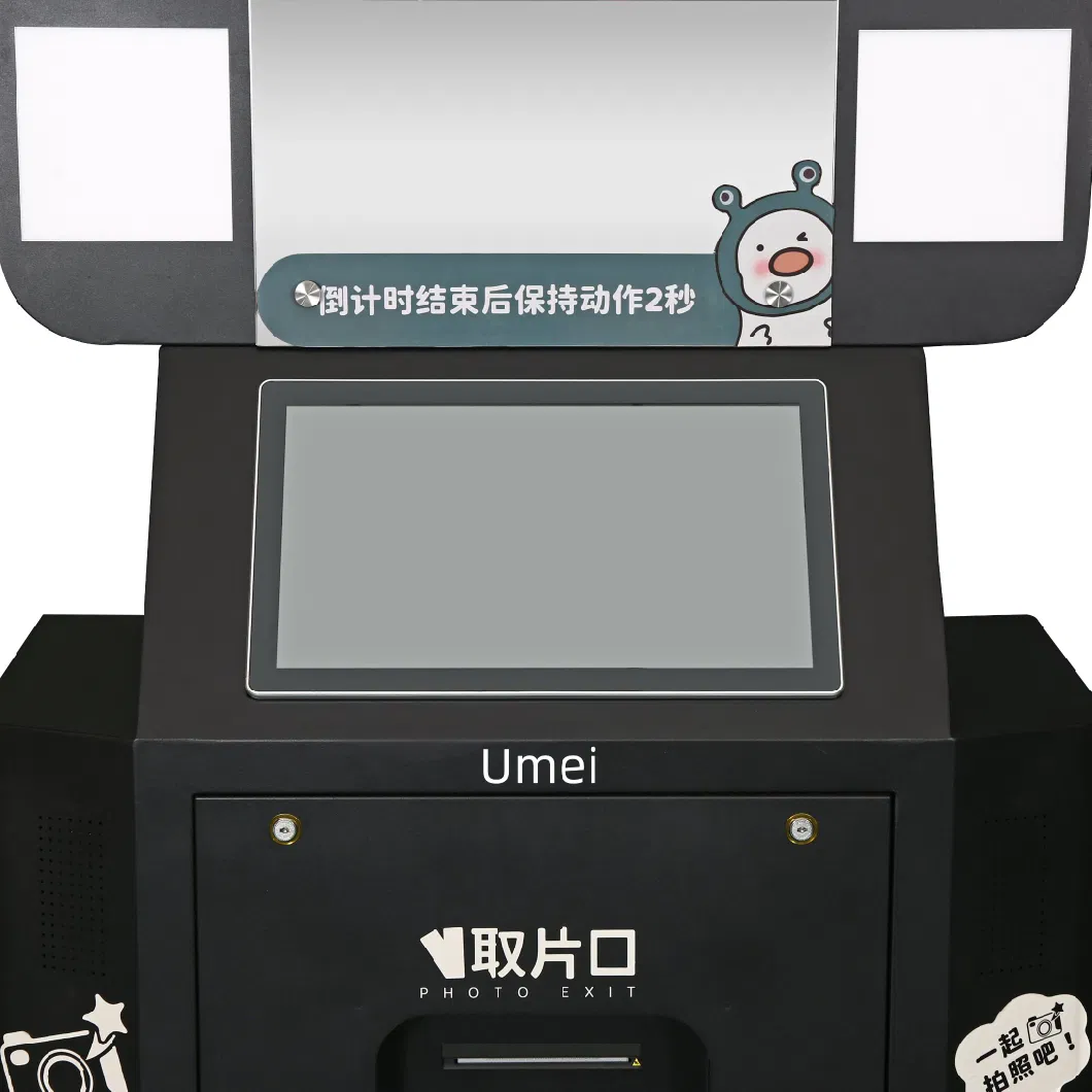 Coin Operated Vending Print Photo with Selfie Function Selfie Station Photo Booth