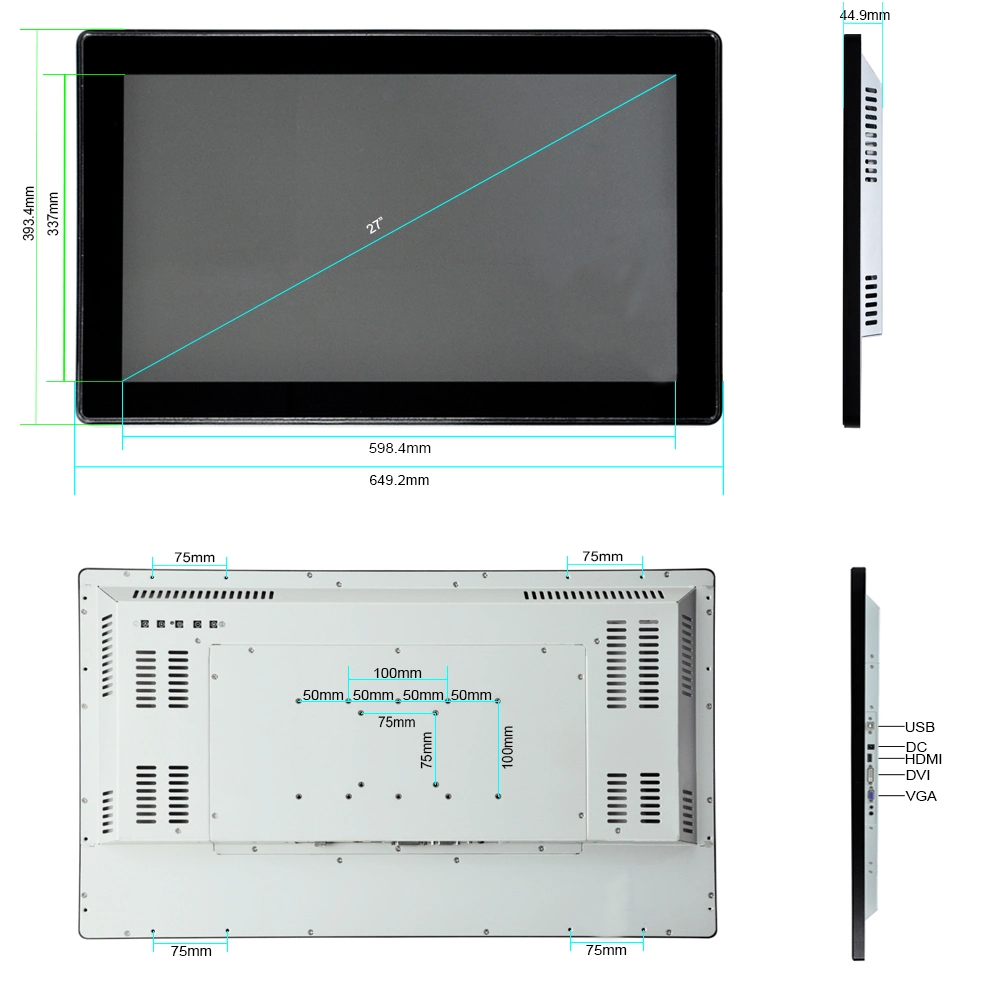 27 Inch LCD Touch Screen Monitor Magic Mirror Photobooth