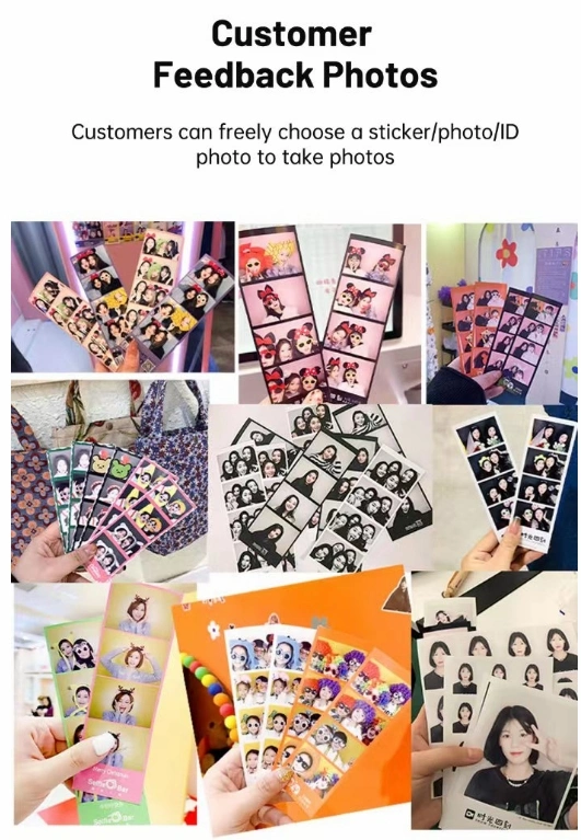 Korean Photo Booth Digital Vending Mahchine Selfie Photo Booth Mall Play Area Equipment