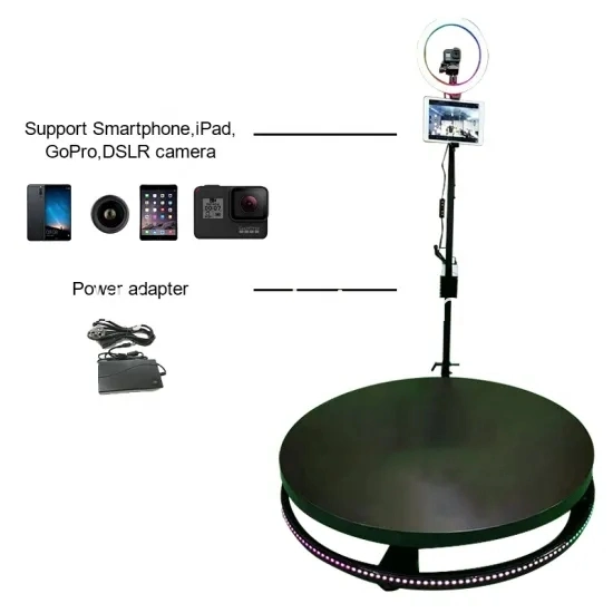 Slow Motion Rotating 360 Degree Portable Selfie Spin Photo Booth