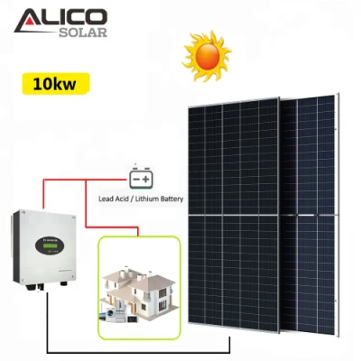 Best Sales 30kw 50kw 70kw 100kw 500kw 1MW on-Grid off-Grid Solar Power Plant Ground Roof Mounting Home Solar Power System