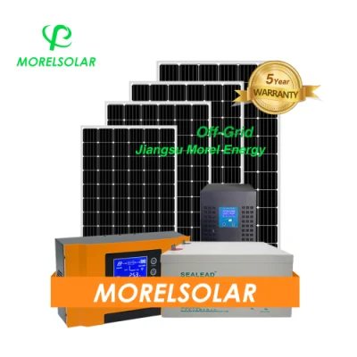 3kw 5kw 10kw 20kw 30kw off Grid Solar System Home Use Monocrystalline Solar Panel Power Energy System with Lithium Battery