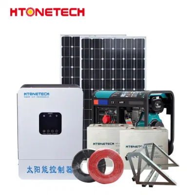 Htonetech 1000W off Grid All in One Solar Energy System Home China 47kw 550watt PV Panel Mono Solar Panel 6kVA 3 Phase Diesel Generator 3kv on Grid Solar System