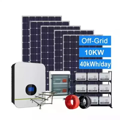 Complete Solar Energy System Kit 5kw 10kw 15kw on Grid off Grid Home Solar Power System