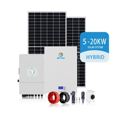  Factory Price Inverter Solar Power System 5kw 8kw 10kw 12kw 15kw Hybrid 48V Solar Energy Panel System