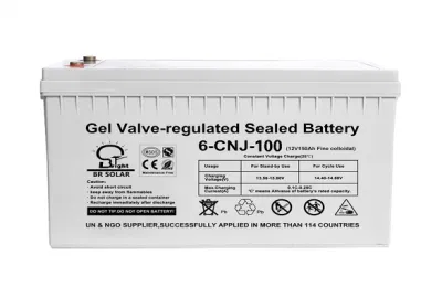  12V AGM off-Grid Deep Cycle 12V Solar Lead-Acid with Voltage Indicator Power Energy Storage Home System Gel Battery
