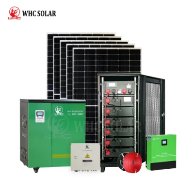  Whc Complete Photovoltaic Solar Energy System 5000W 8000W 10000W 5kw 10kw All-in-One Hybrid Solar Panels Power System off Grid